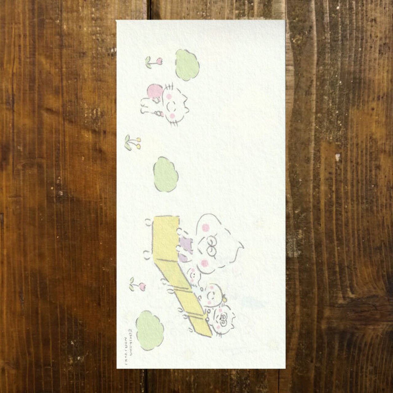 【表現社 cozyca products】えちがわのりゆき 一筆箋