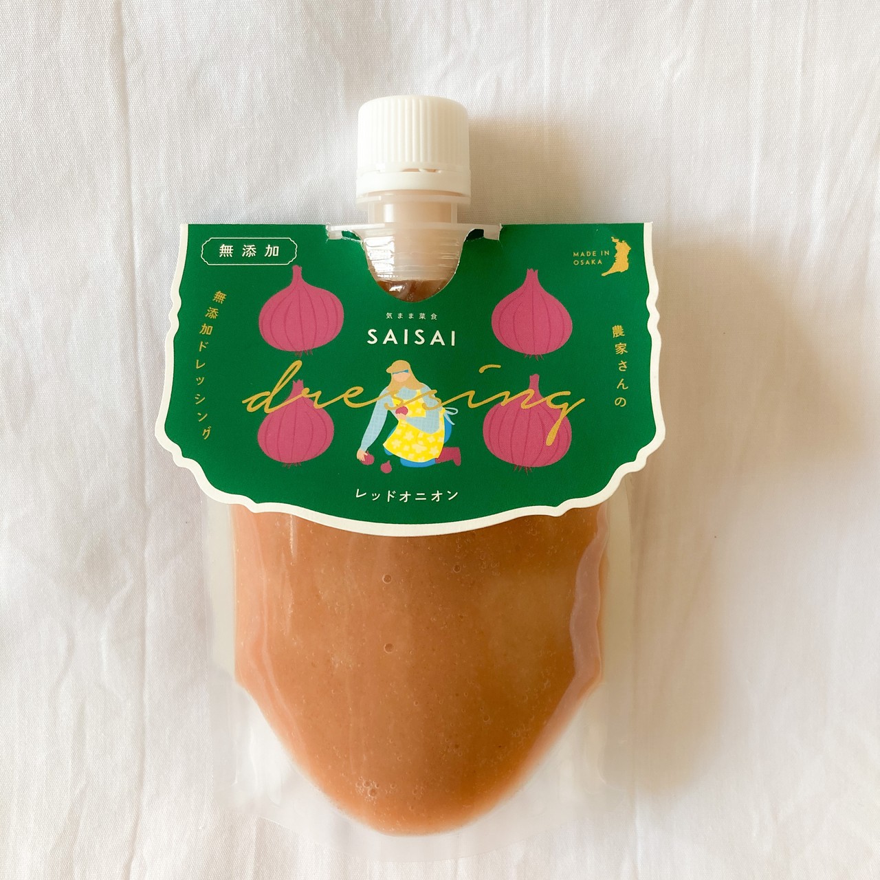 気まま菜食 SAISAIドレッシング レッドオニオン