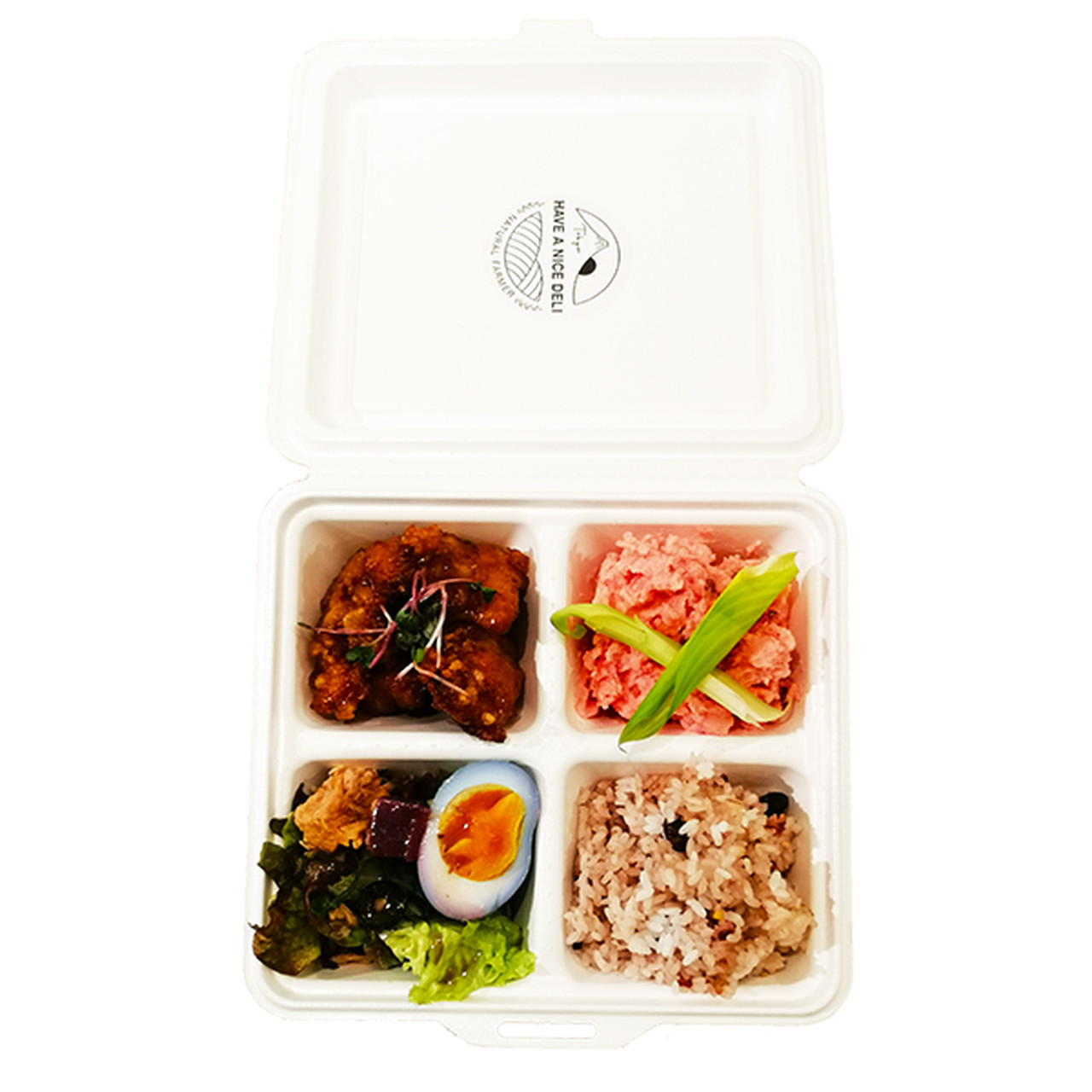 【TAKEOUT限定】お得なお弁当セット(お惣菜3品+十六穀米ごはん)