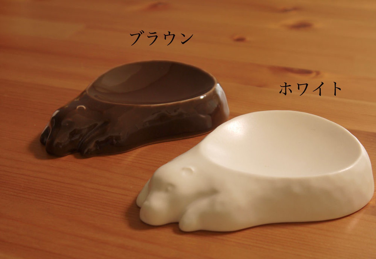 <倉敷意匠>Kiyata 豆皿(ウサギ・ハリネズミ・クマ)
