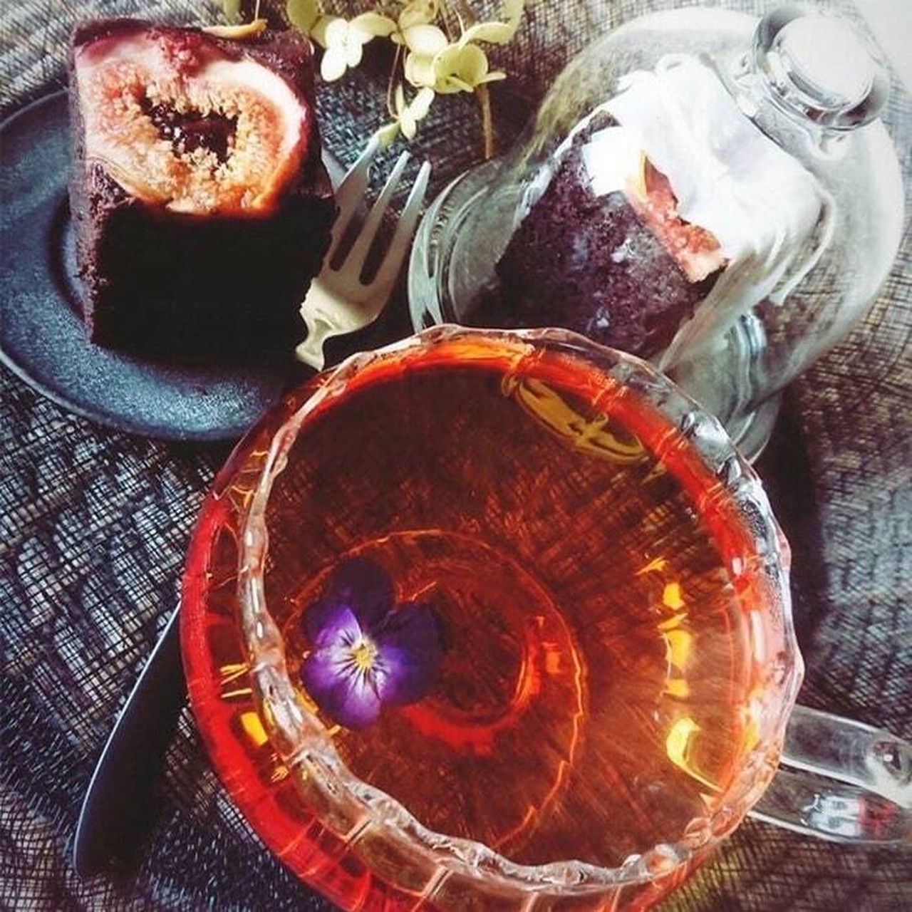 【87farm】A Happy Flower TEA 幸せの花茶 食べられるお花の紅茶(トレニア)