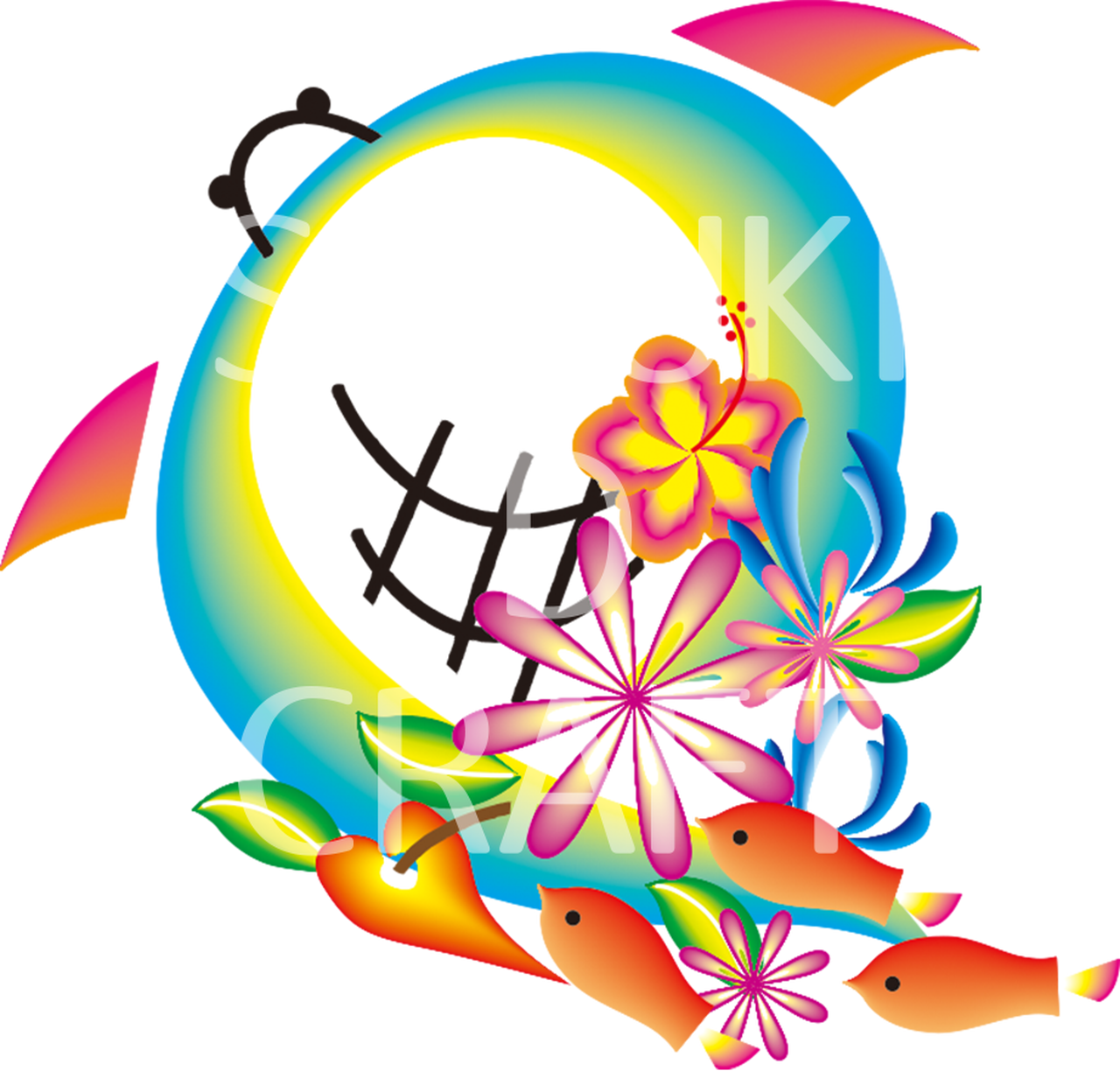 ハワイ花文字 Suzuki D Craft