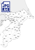 都道府県市町村わけ白地図 カラー画像jpg 3500px 地図素材ならmap Data Store 地図データ 白地図の販売