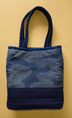トートバッグ 本藍染手作りバッグ 本藍染矢野工場