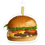 ハンバーガーのイラストのアクリルキーホルダー 絵描きのraddieyのお店