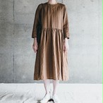 Fog Linen Work フォグリネンワーク ロッタワンピース ビスキュイ Robin Aso