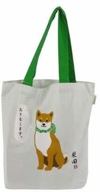 送料無料 柴犬 サイズ トートバッグ あさしばたさん 柴田さん お稽古バッグ レッスンバッグ お買い物バッグ 帆布バッグ 柴犬バッグ 雑貨屋ブルーリーフ