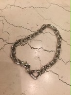 Bone Heart Bracelet 1746 骨とハートのブレスレット シルバー