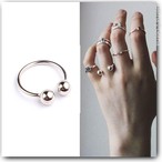 バーベルピアスリング