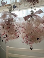 Cloud Bouquet Smoke Tree かすみ草 ドライフラワー リース ブーケ スワッグ フライングリース スモークツリー Fee De Fleurage