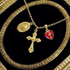 イタリア製 聖母マリア イエスキリスト メダイ メダイユ ネックレス クロス グアダルーペ マグダラ 聖家族 ステンドグラス アッシジ フランチェスコ St Cocotte