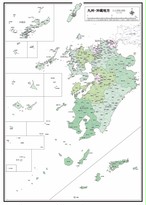 九州 沖縄地方 楽地図 日本全国の白地図ショップ