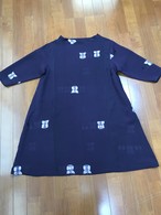1005 ワンピースチュニック 1004色違い 華花 Remake Kimono