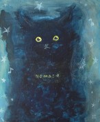 青靄 もや の猫 F8サイズ絵画 Irosoca