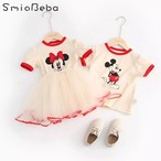 姉弟 兄妹 リンクコーデ お揃い ミッキー ミニー 男の子 女の子 キッズ ベビー 兄弟 姉妹 Ayu Select