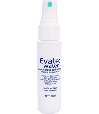 【EW-MB30】エヴァテックウォーター 携帯用除菌消臭スプレーボトル 30ml(200ppm)