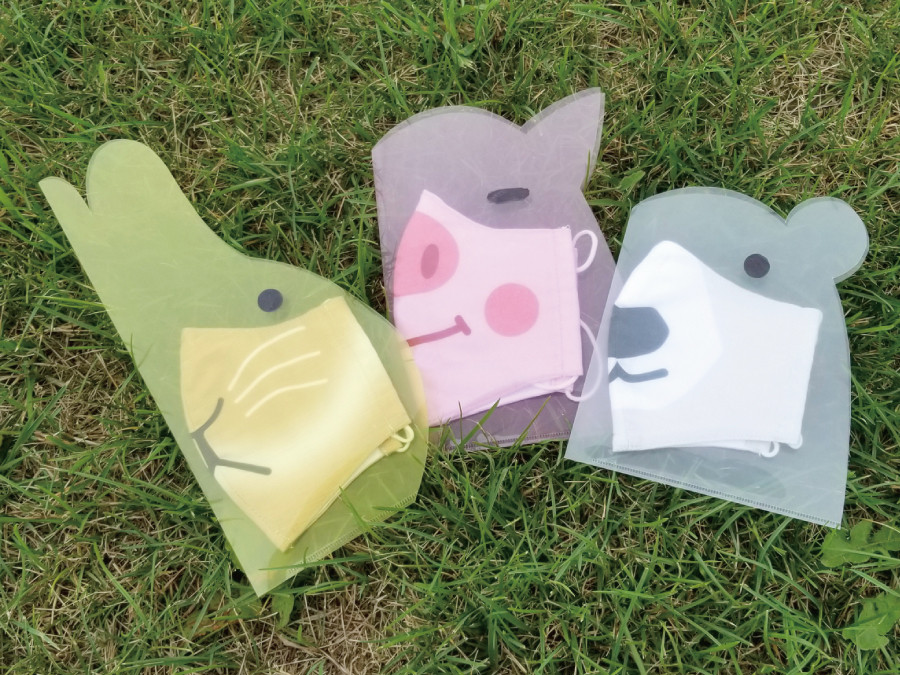 Part ８ おそとで おうちで マスクの楽しい収納アイデア 藍染商品 動物マスク 布製マスクの製造販売 水野染工場