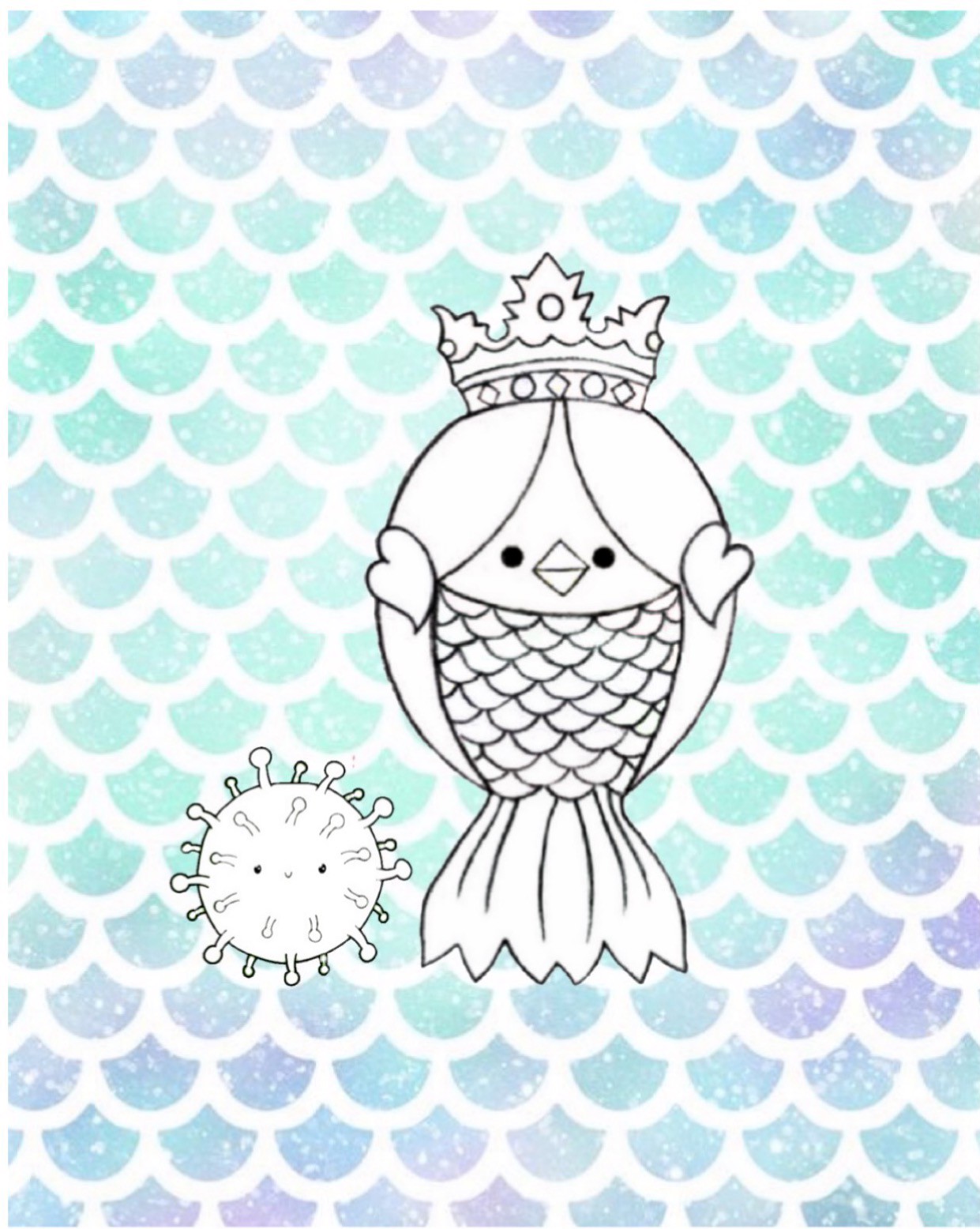 Sweetssuzuオリジナルアマビエ様塗り絵ダウンロードプレゼント企画