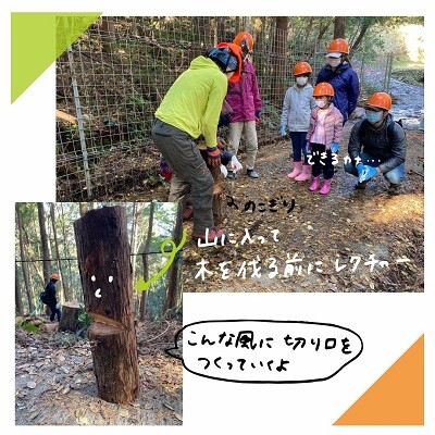 木こり体験