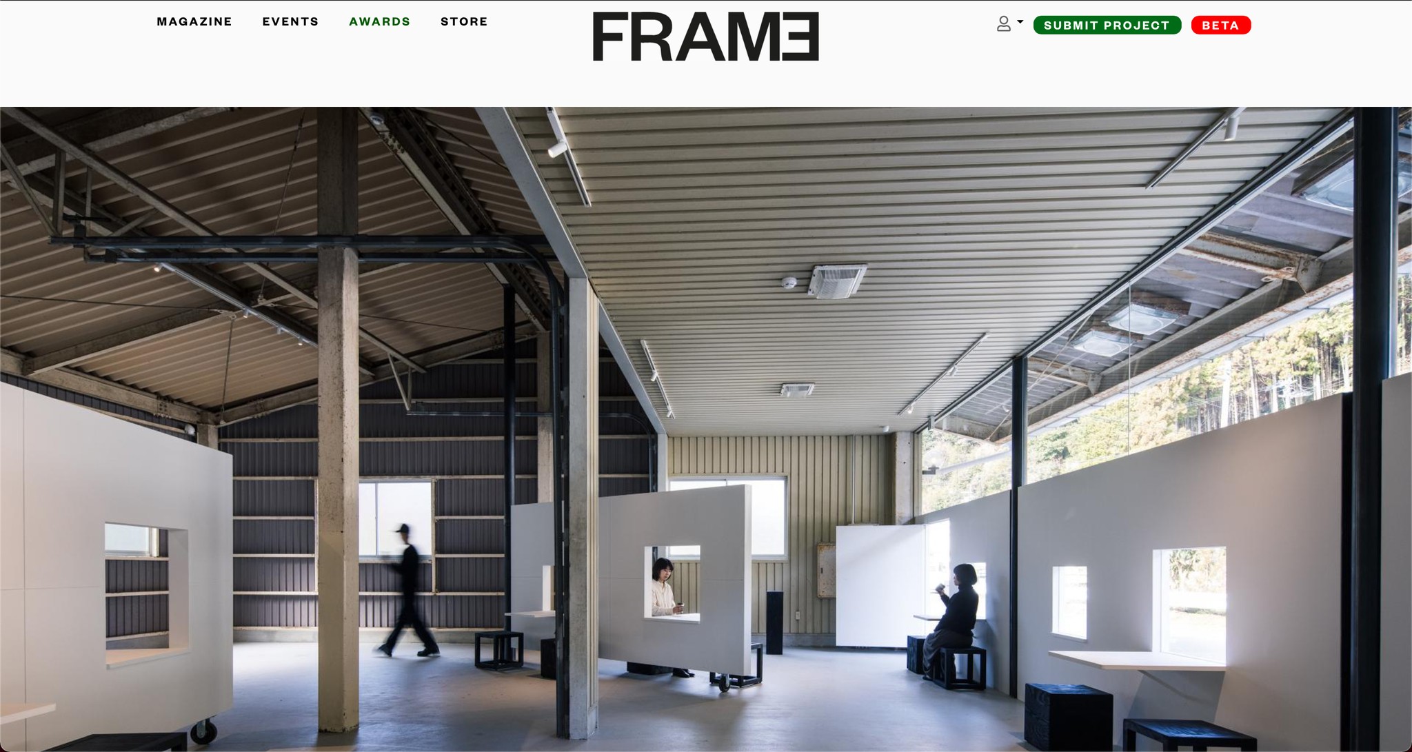 掲載情報 オランダ発の建築 空間デザイン誌 Frame Doors Yamazoe