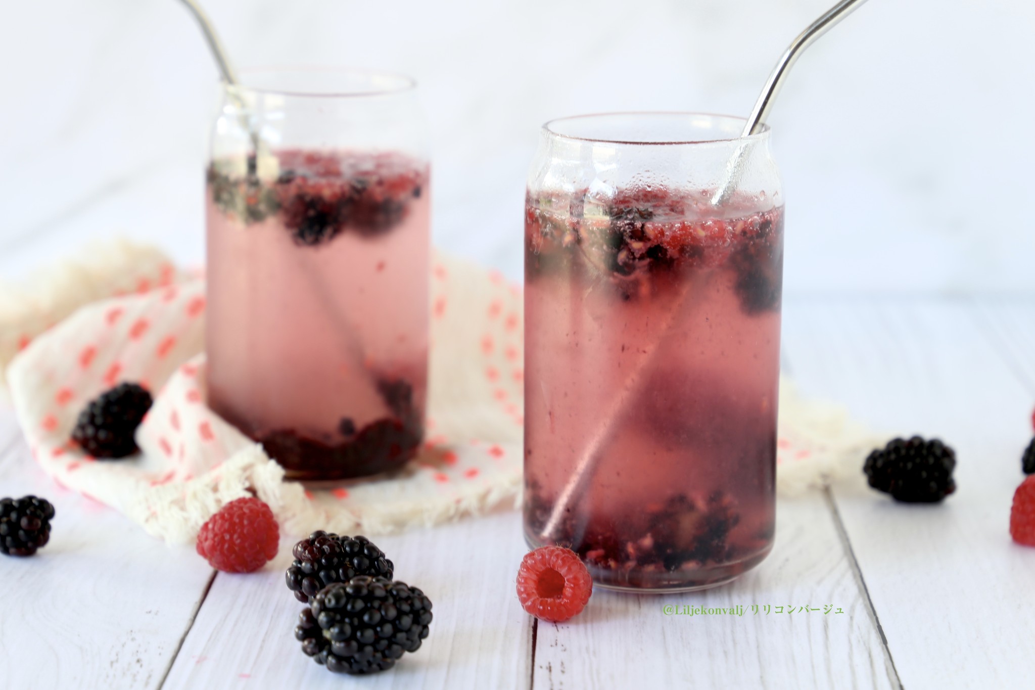 チアシード フルーツスプレッド レシピ その６ ドリンクにもいかが リリコンバージュ Liljekonvalj