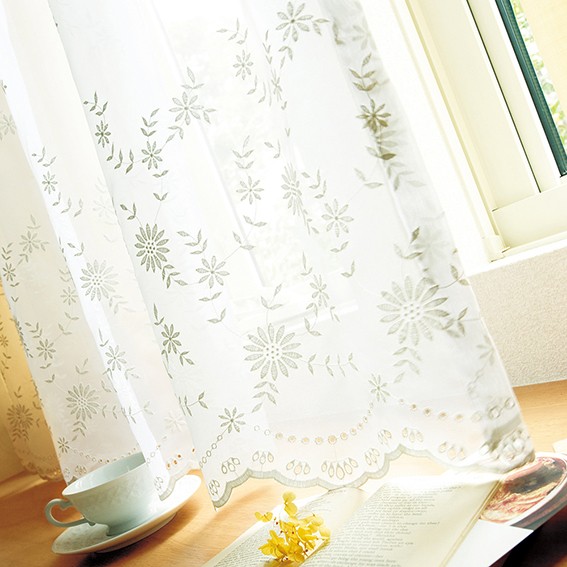 エンブロイダリー Curtain Sana