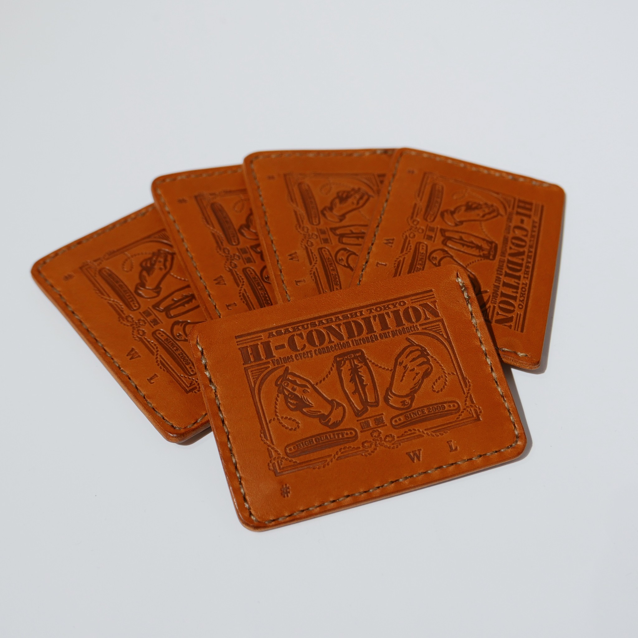革パッチカードケース Hi Condition