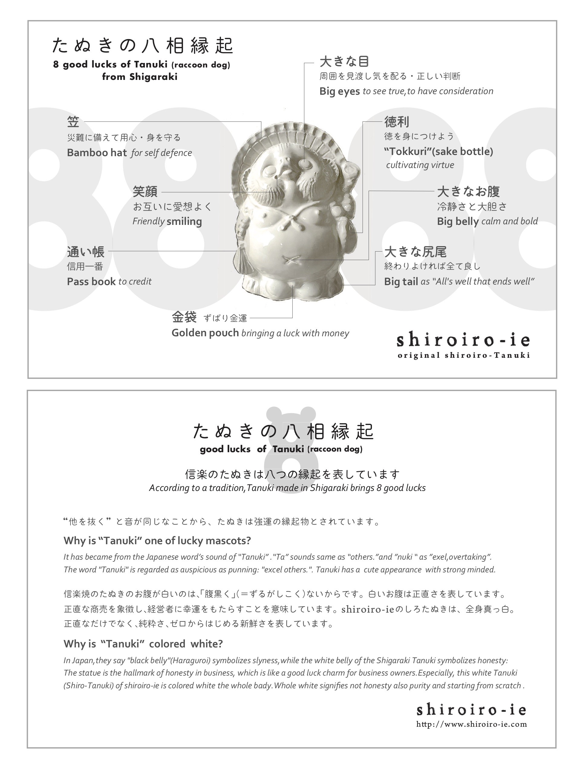 たぬきの八相縁起について Shiroiro Ie たぬきの八相縁起について Shiroiro Ie