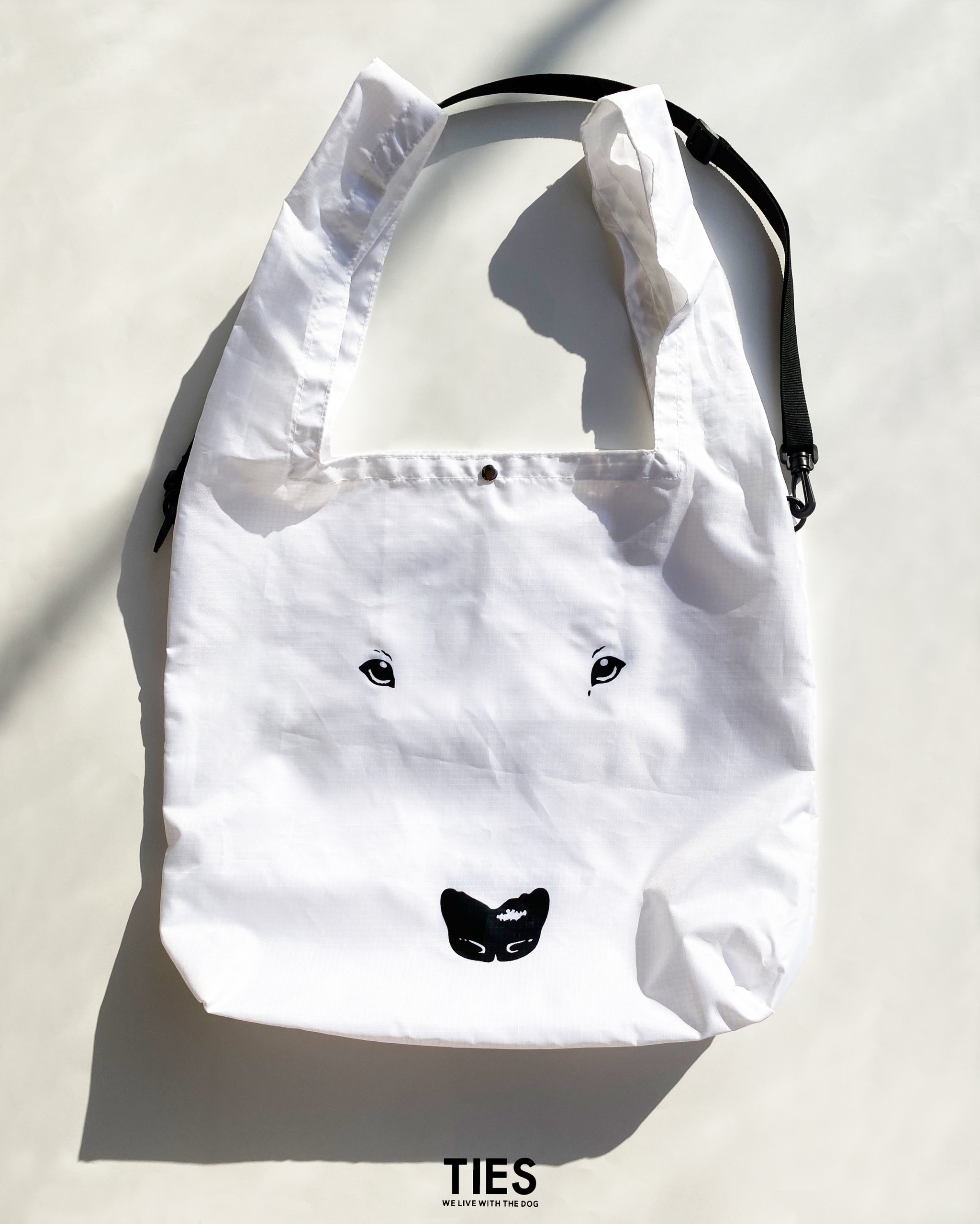 ブルテリア ビッグ フェイス ショルダー バック B カレッジ ダブルジップパーカー 本日発売 Ties