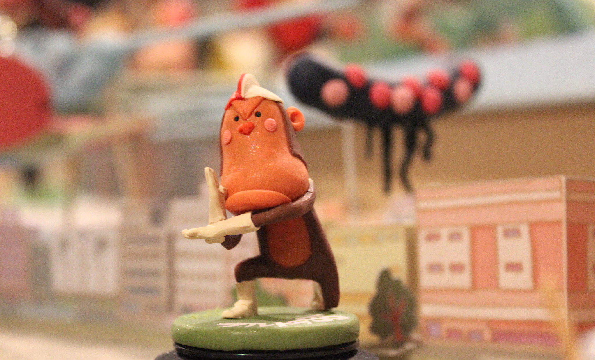 世界に1つ おサルのヒーロー ハンドメイド樹脂粘土人形 Atelier Sango 世界に1つ おサルのヒーロー ハンドメイド樹脂粘土人形 Atelier Sango