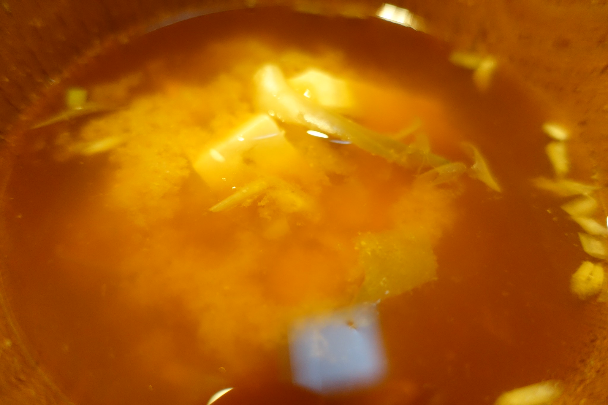今朝は豆腐とミョウガのお味噌汁 手づくり生麹 味噌 矢ノ目糀屋