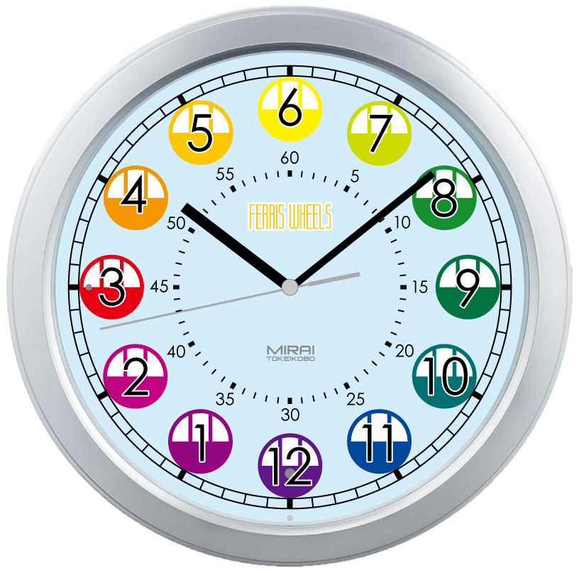 なんと 6時が上12時が下になっている時計 観覧車掛け時計 一級時計修理技能士のお店 未来時計工房
