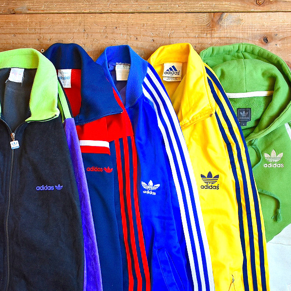 Adidas アディダス トレフォイル 三つ葉 ロゴ入りレトロなジャージ入荷 古着屋カチカチ 東京都北区 Jr王子駅前で実店舗展開中 通販もok Tokyo Japan