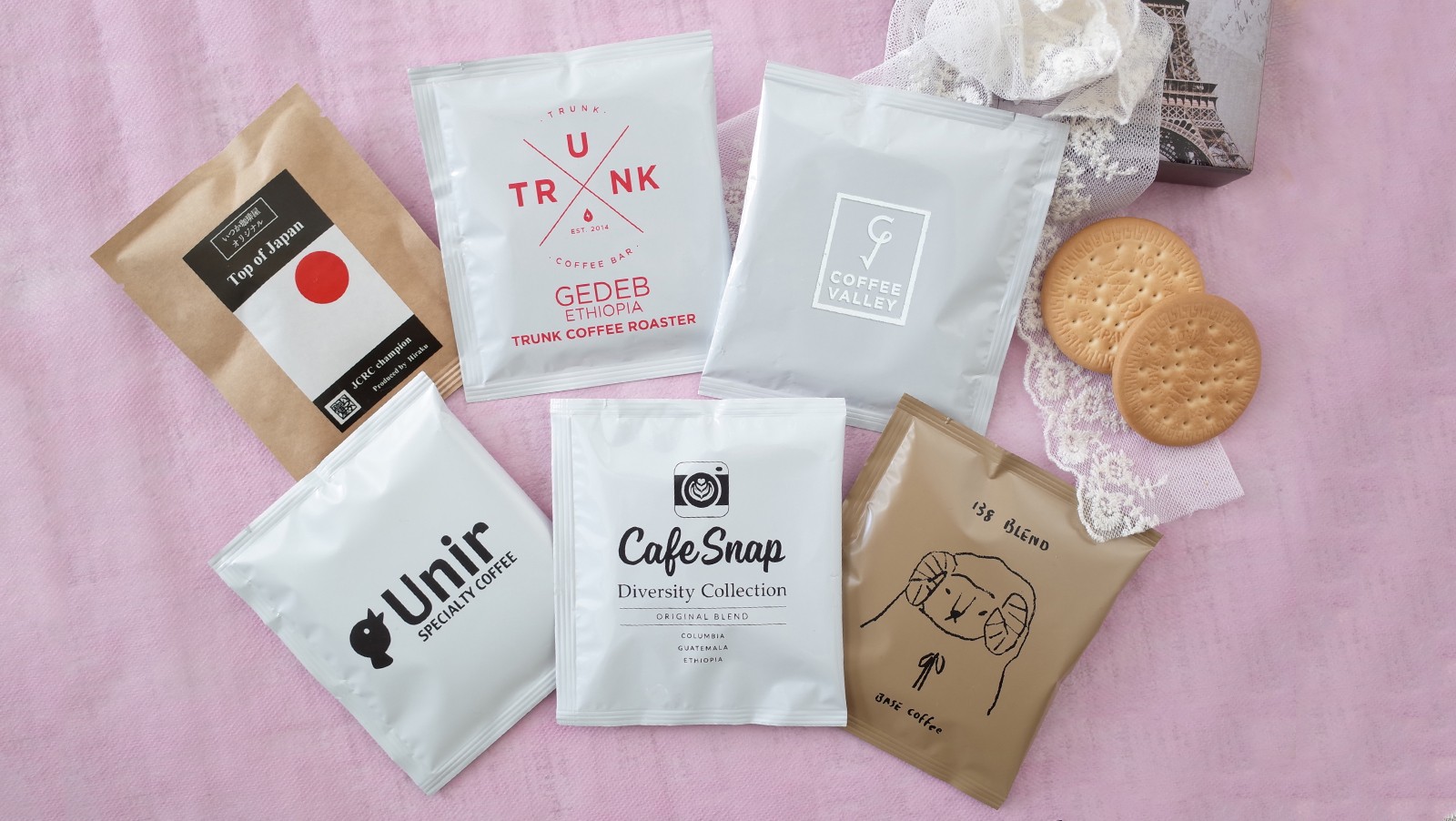 コーヒー焙煎日本チャンピオンの優勝ブレンドも 全国６店の人気コーヒーが味わえるドリップバッグ発売 Cafesnap