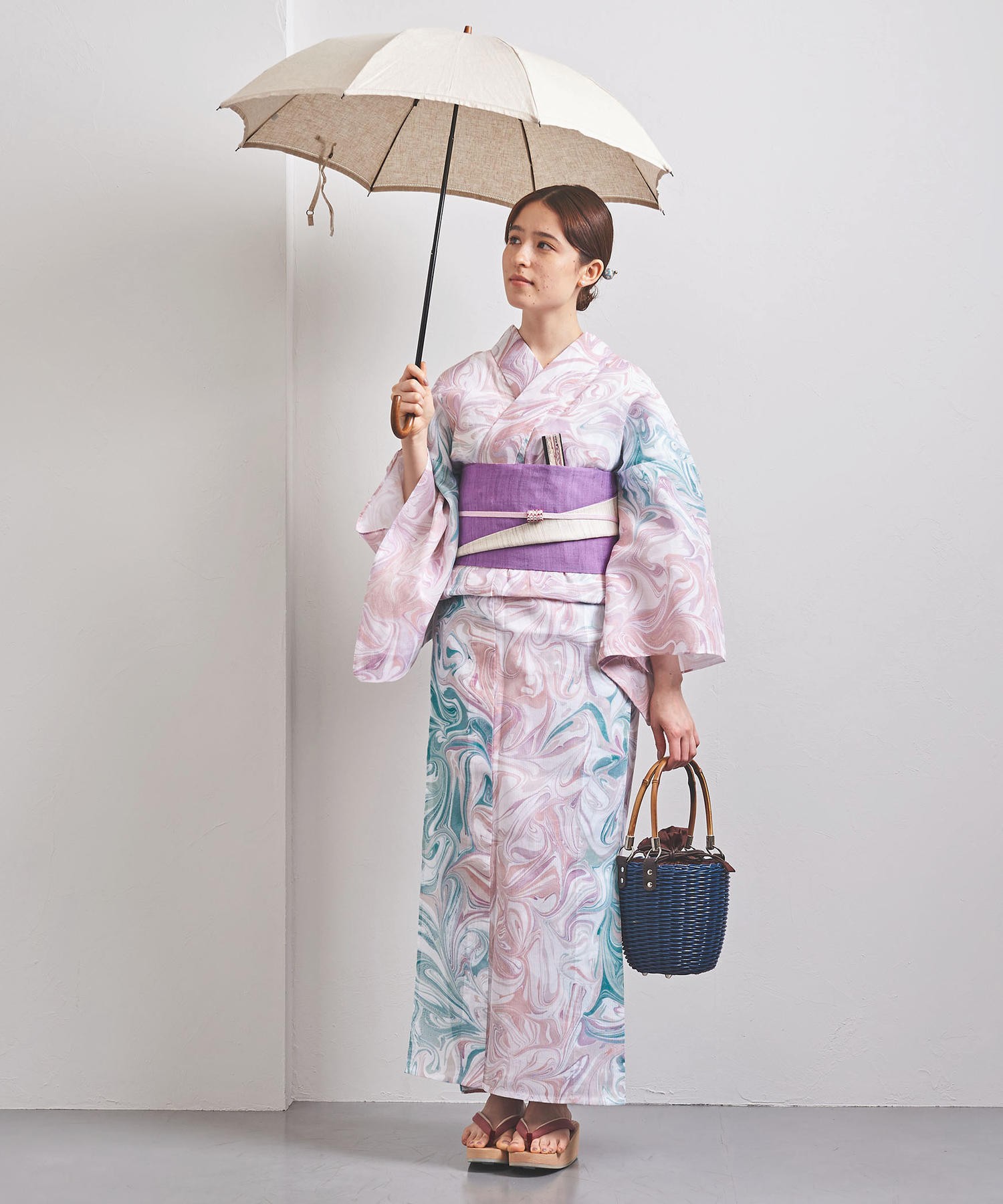 19 United Arrows 墨流し浴衣 恭平 19 United Arrows 墨流し浴衣 恭平