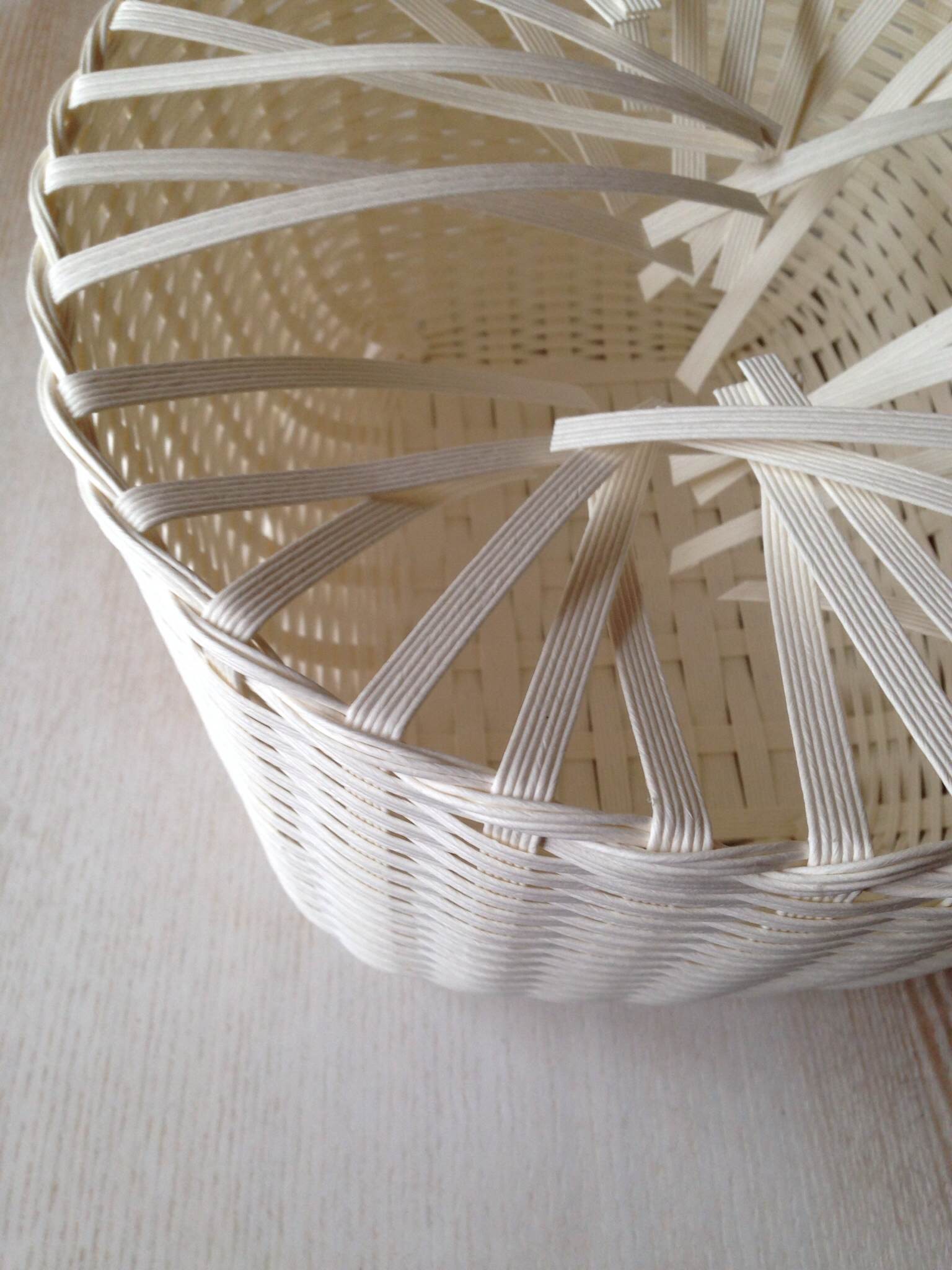 レッスン3 2 側面の編み方 ねじり編みと縁の始末 マルシェカゴ Ouchikago