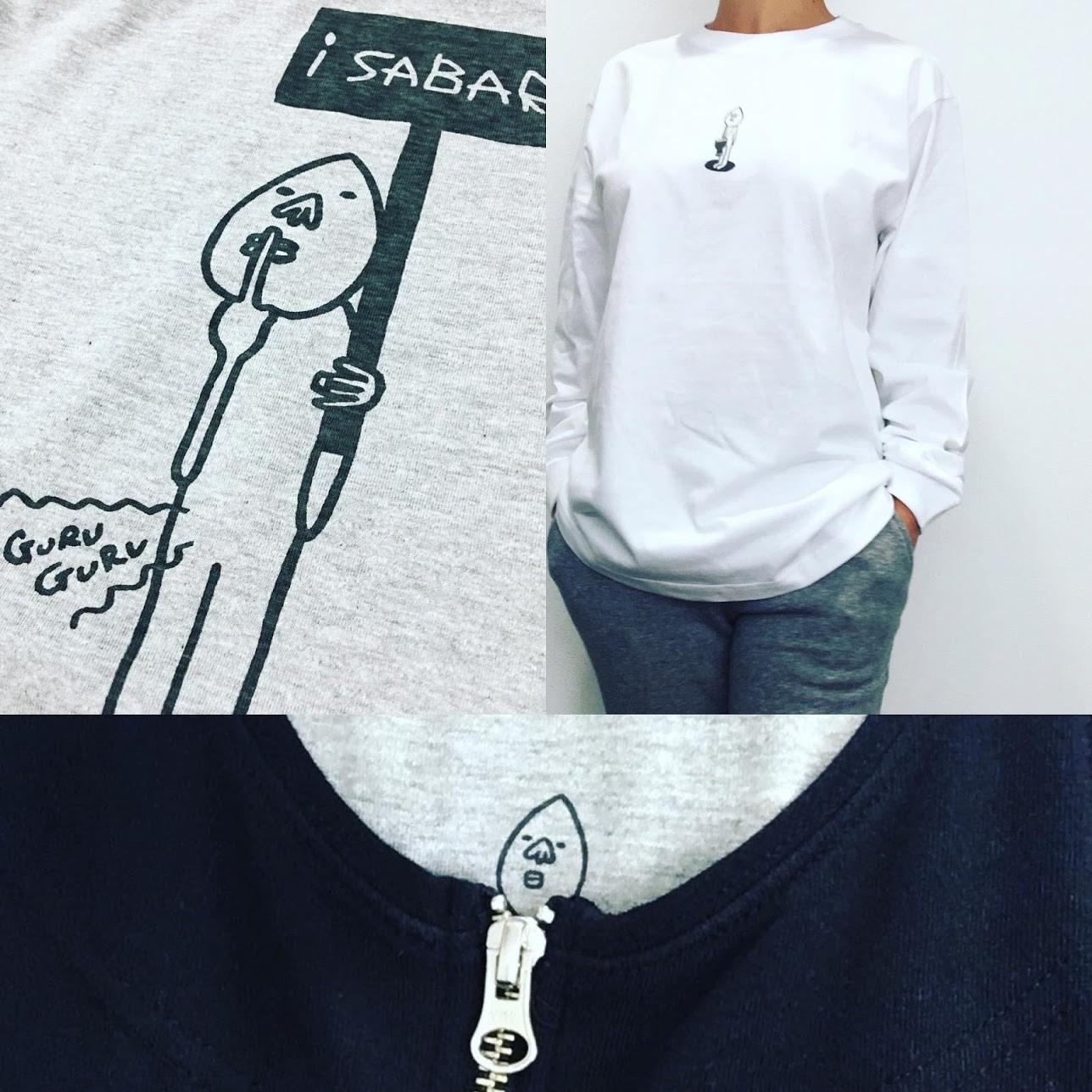 お静かに Tシャツ ロンtの話 Matsunbocraft お静かに Tシャツ ロンtの話 Matsunbocraft