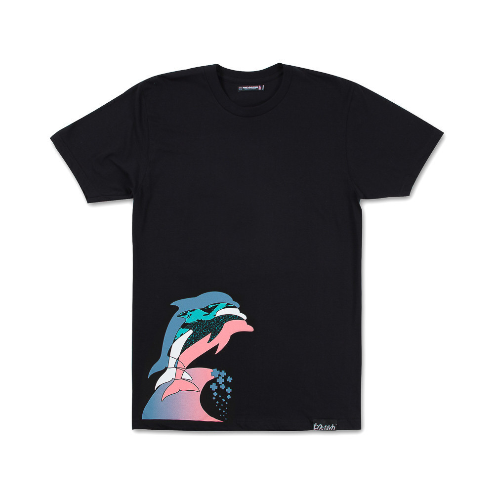 冬だけど Pink Dolphin ピンクドルフィン Tシャツで夏気分
