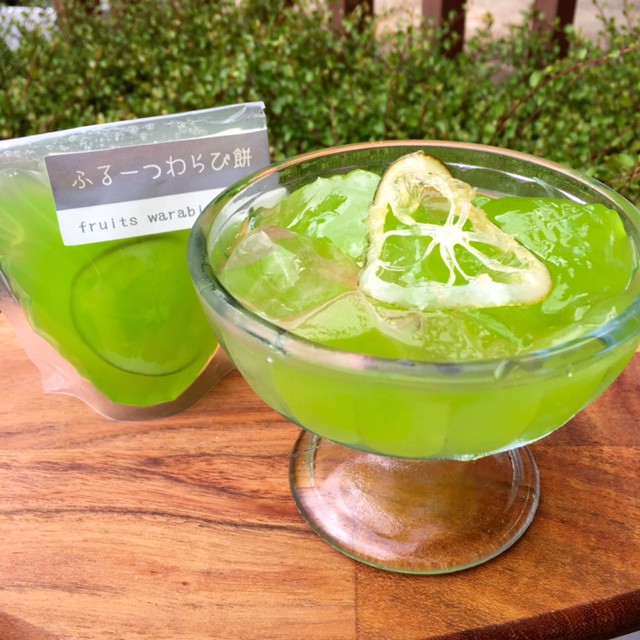 夏の定番 ふるーつわらび餅 中津菓子 かねい