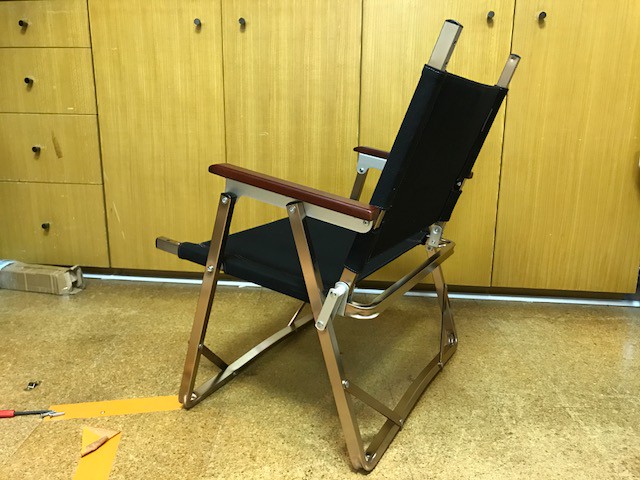 コールマン新作ilフォールディングチェアを張り替えました Hanpty Deco コールマン新作ilフォールディングチェアを張り替えました Hanpty Deco