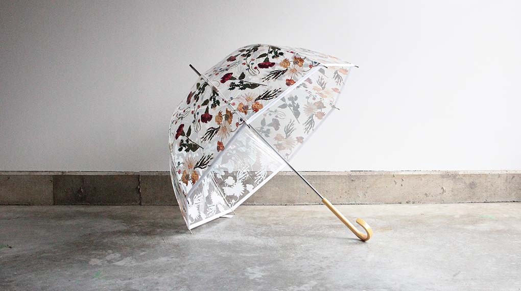 梅雨前におススメ 秀逸なデザインの透明ビニール傘が入荷しました And Wool
