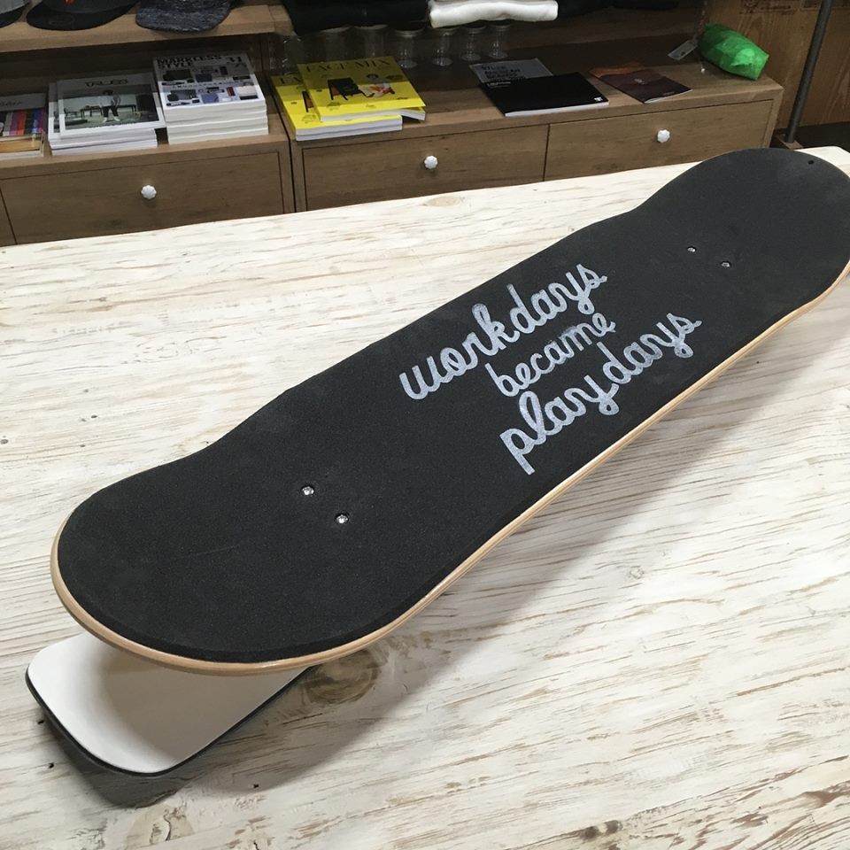 スノースケートのグリップテープにも Flatworks