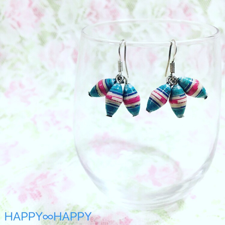 彩りを秋にそえる 軽い かわいい で大人気 紙からできたピアス Happy Happy かわいい フェアトレードのセレクトショップ 彩りを秋にそえる 軽い かわいい で大人気 紙からできたピアス Happy Happy かわいい フェアトレードのセレクトショップ