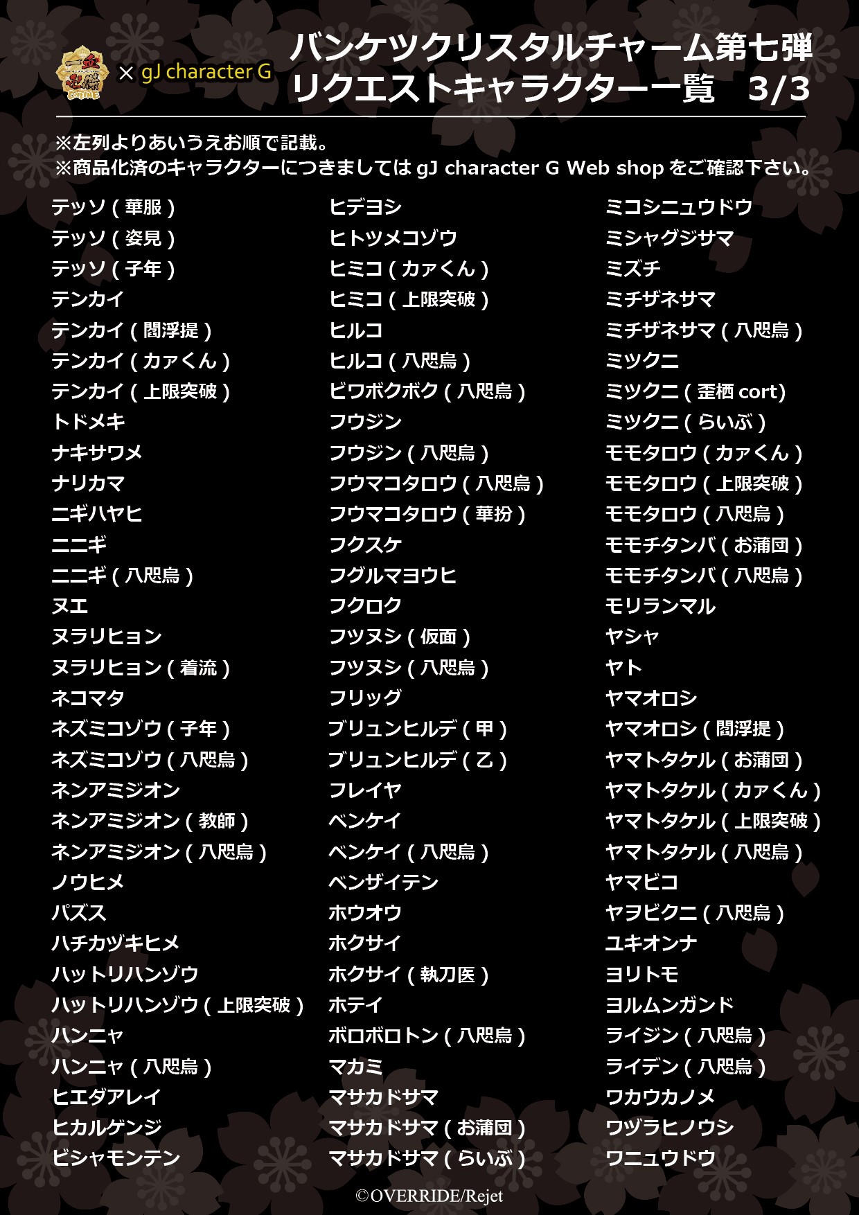 バンケツ四周年目前企画 Gj Character G バンケツ四周年目前企画 Gj Character G