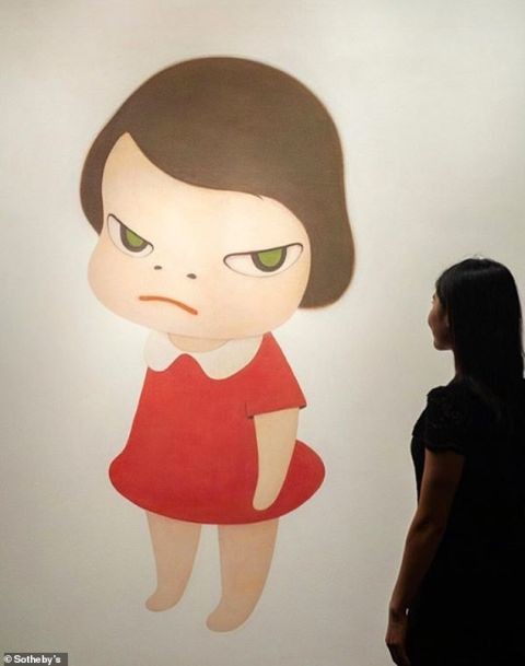 奈良美智氏の ナイフ ビハインド バック が2490万ドルで落札 Art Gallery Gaudi