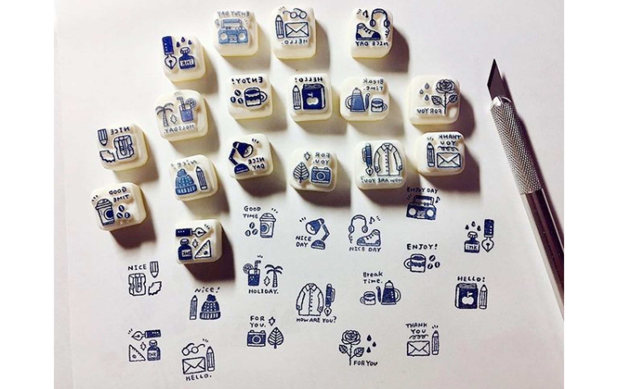 Papier S Creators File Vol 2 消しゴムはんこ作家 Ericさん パピアプラッツbase店 Papier S Creators File Vol 2 消しゴムはんこ作家 Ericさん パピアプラッツbase店