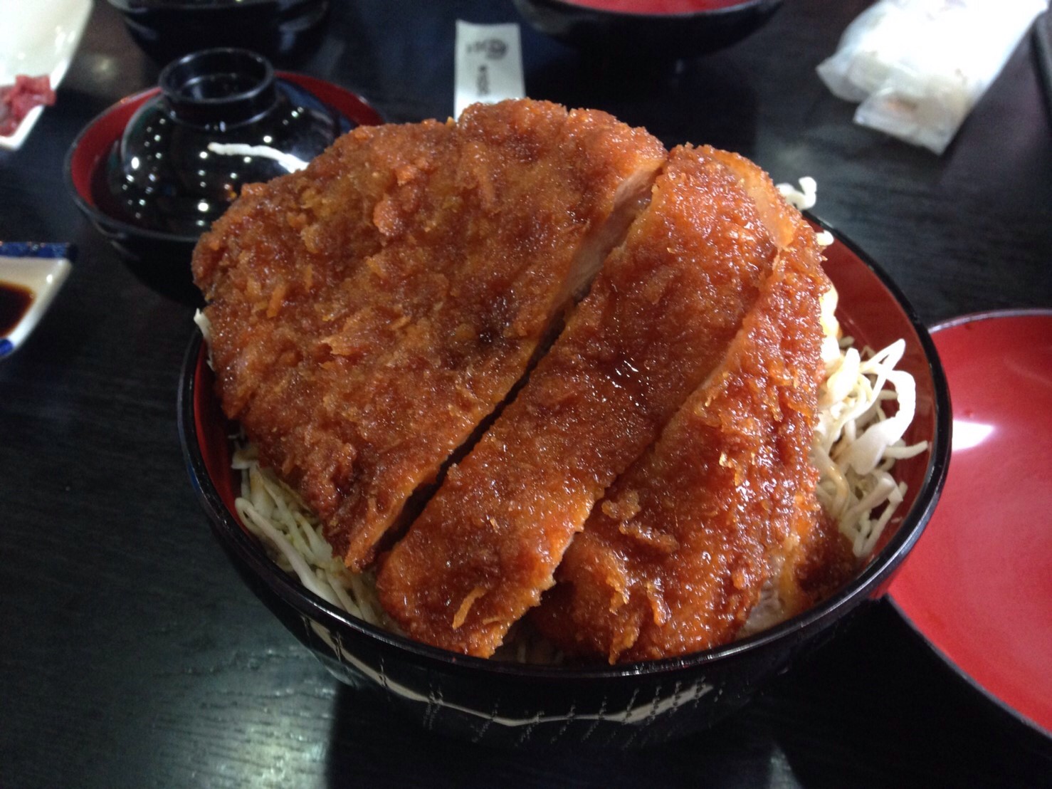 ソースかつ丼 信州市田酪農