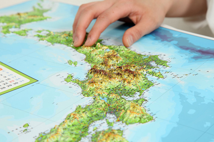 立体日本地図 Lohasshop 立体日本地図 Lohasshop