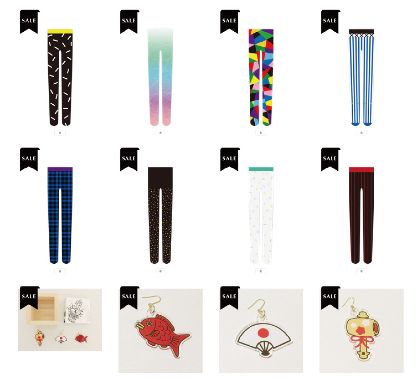 デザインタイツとピアス全10offwinter Sale本日より開催