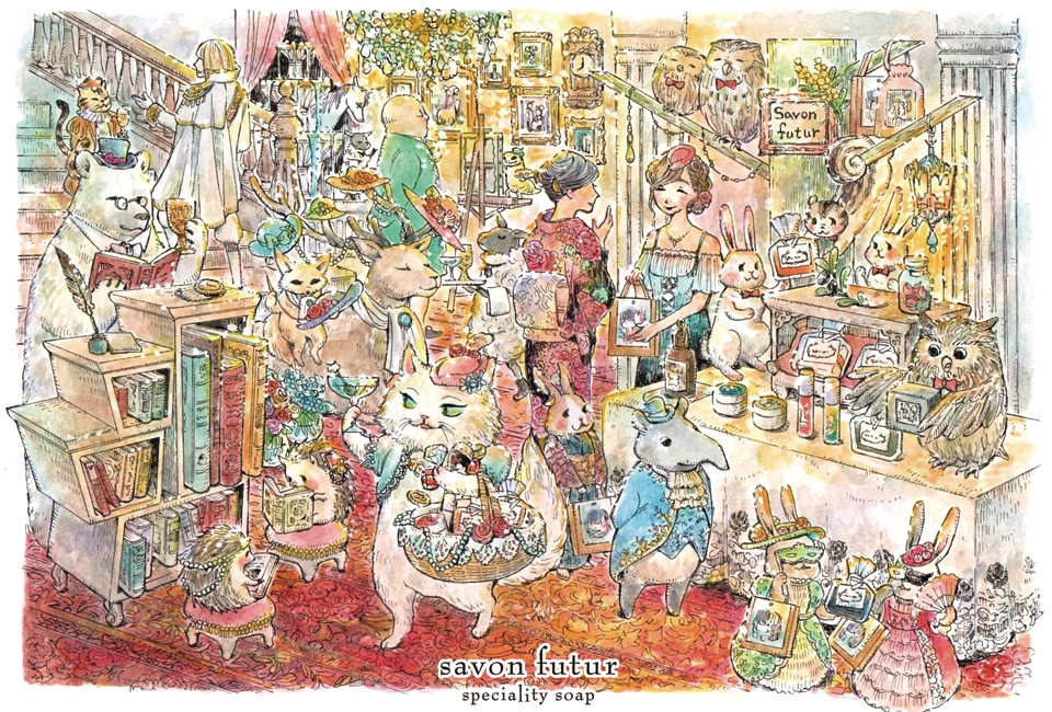 お城のマルシェポストカード 2020年7月15日からお選びいただけます Savonfutur コスメとイラストグッズ お城のマルシェポストカード 2020年7月15日からお選びいただけます Savonfutur コスメとイラストグッズ